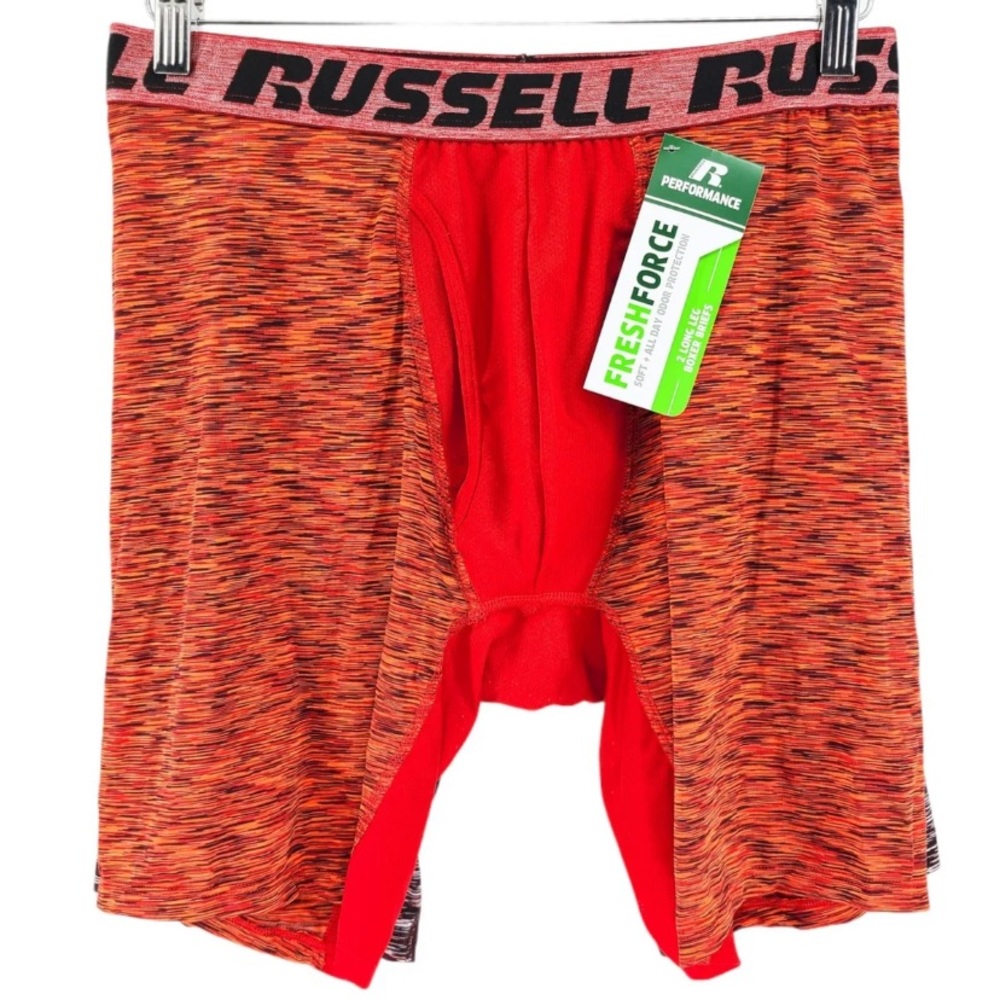 Russell 2 Pack Freshforce Long Leg Boxer Brief